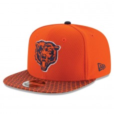 Men's Chicago Bears New Era Orange 2017 Sideline Historic 9FIFTY Snapback Hat 2748167
